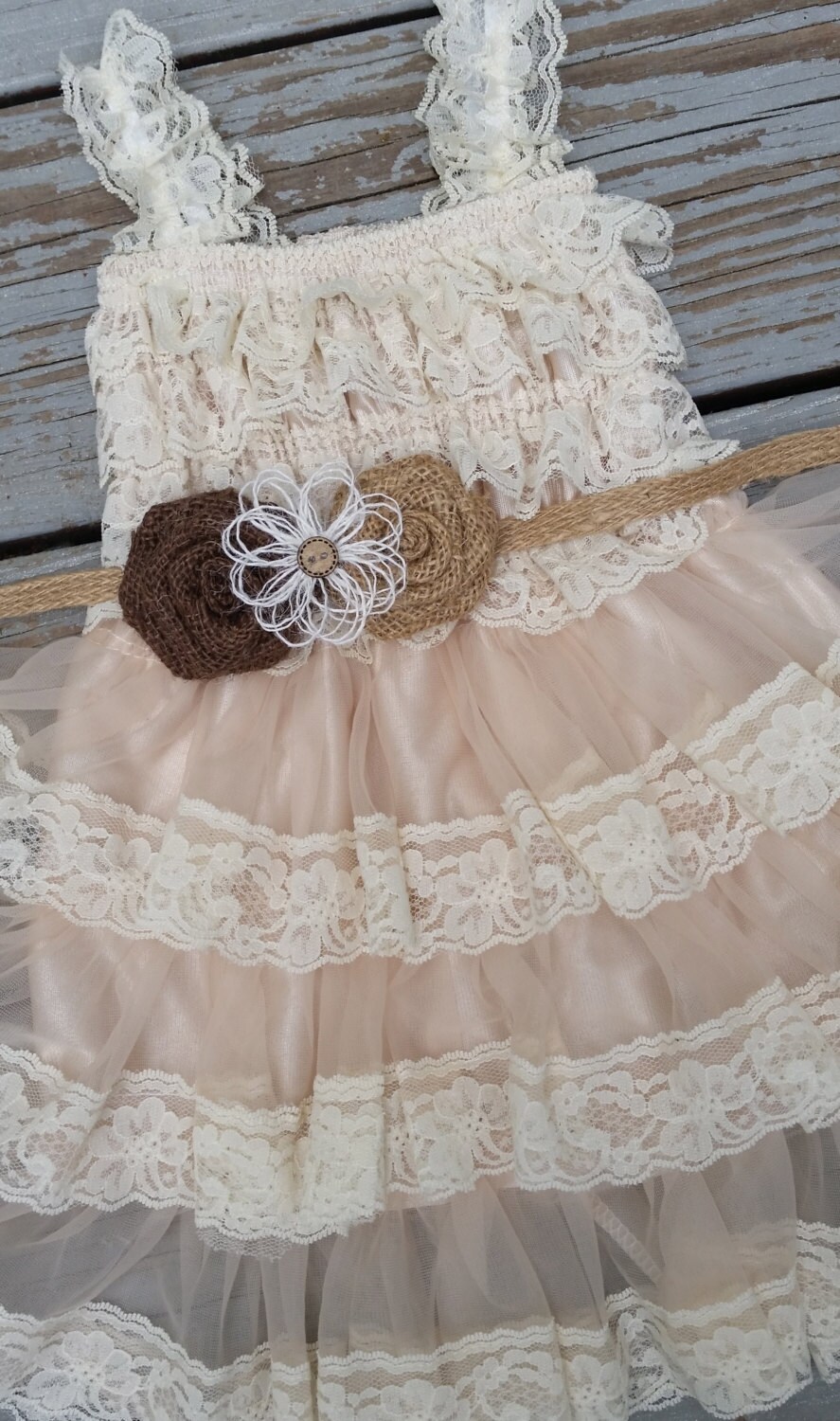 Casual Country Flower Girl Dresses 8