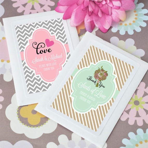 shabby chic bridal shower favors personalized seed packets seed packet wedding favors shabby chic bridal shower favors personalized seed packets seed packet wedding favors