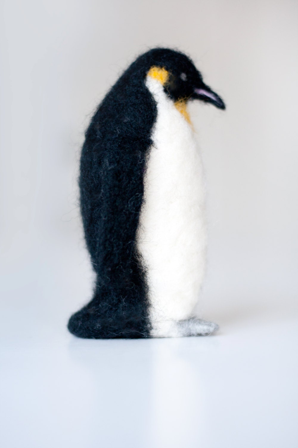 Needle Felted Animal Penguin Felt Penguin Sculpture