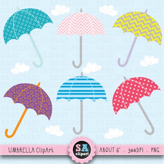 Items similar to Umbrella Clip Art 