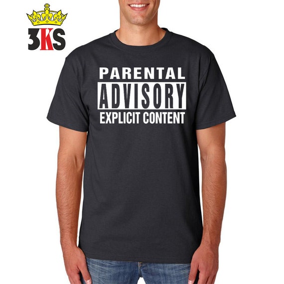 Parental Advisory joke funny 100 cotton amazing and by STORE3KS