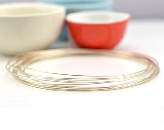 Sterling Silver Wire Round 20 Gauge Half Hard | 5FT | SS HH Wire 20g