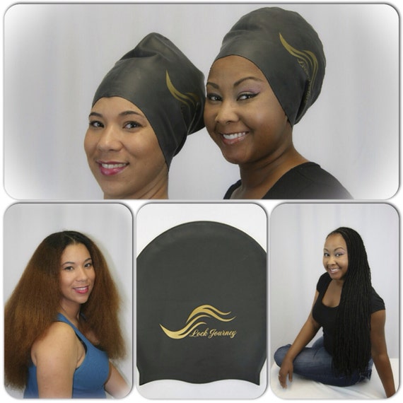 JUMBO Dreadlock Braid and Long Hair Swim or Shower Cap