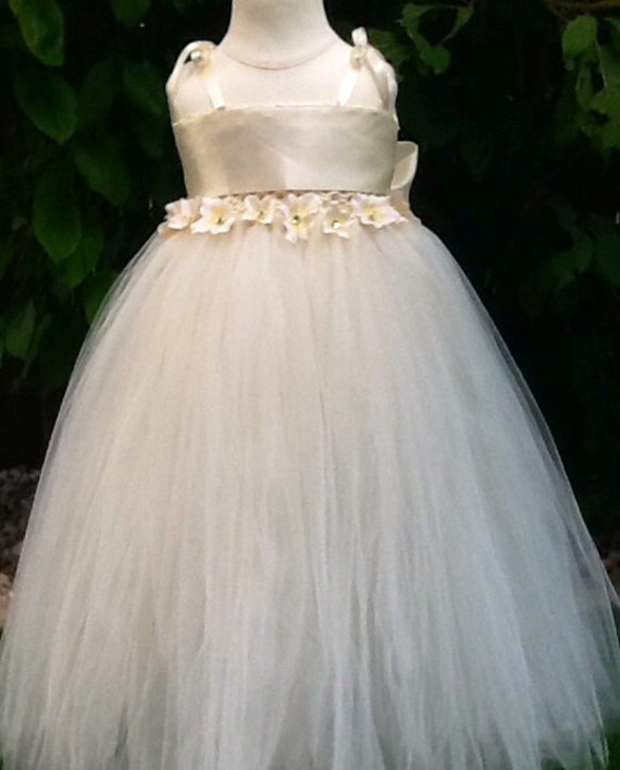 dress with hydrangea flowers amp; removable sash, flower girl dress