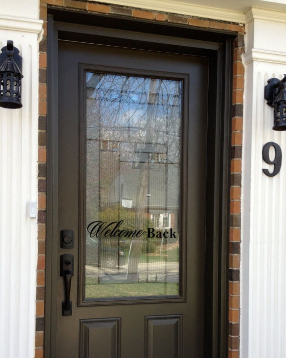 Items similar to Back Front Door Decal Home Decor Unique
