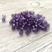 Toho glass seed beads size 6 toho matte purple