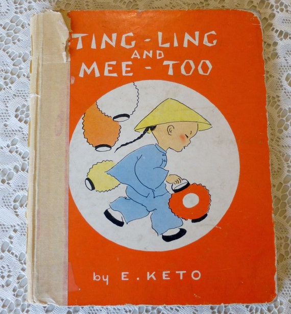 Items similar to Ting-Ling and Mee-Too, 1937 Vintage Childrens Book ...