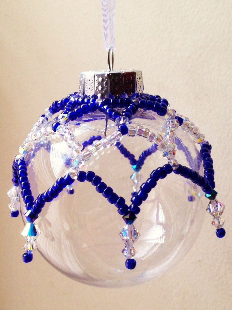 Beaded Ornament Cover Pattern Christmas by FeithHodgeCreations