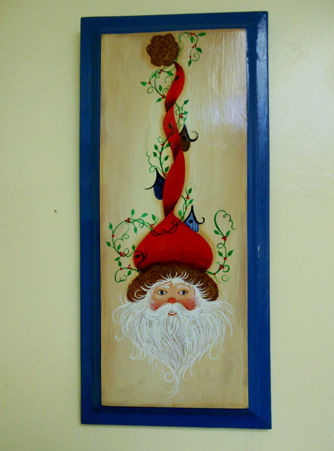 Holiday Santa Santa Decoration Holiday Wall Hanging