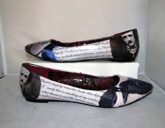 Edgar Allan Poe "The Raven" Poetry Flats - Made to Order