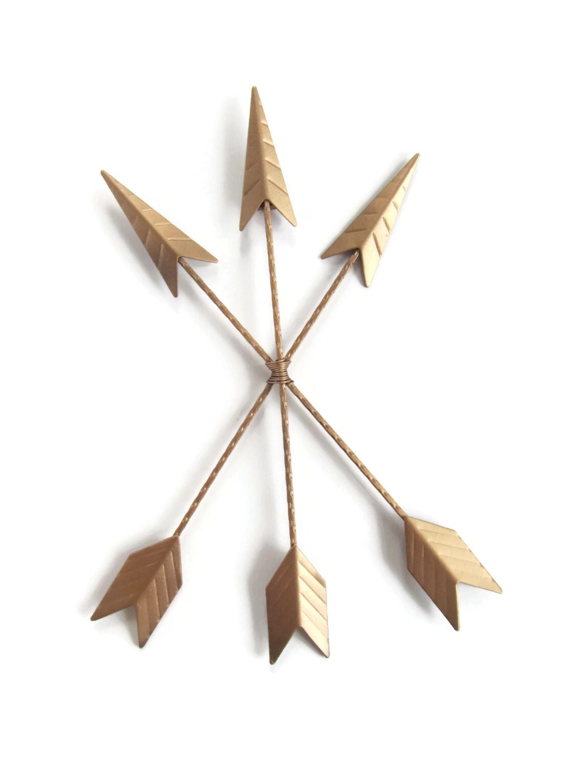 Gold Arrow Wall Hanging Arrow Wall Art Gold Home by ShabbyAnchor