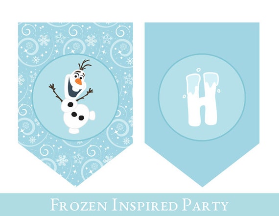 frozen birthday banner frozen banner printable birthday