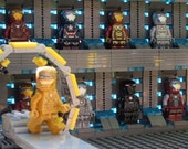 iron man garage lego