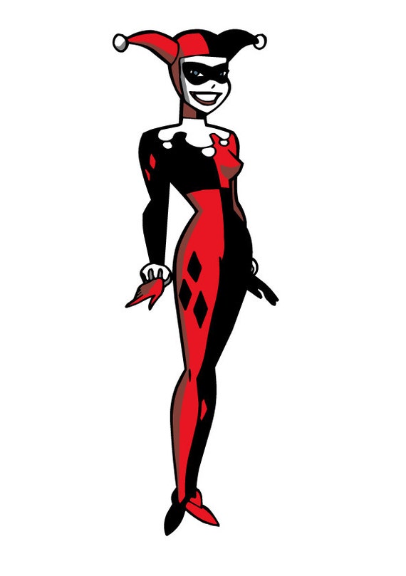 Full Color Harley Quinn Vinyl Decal