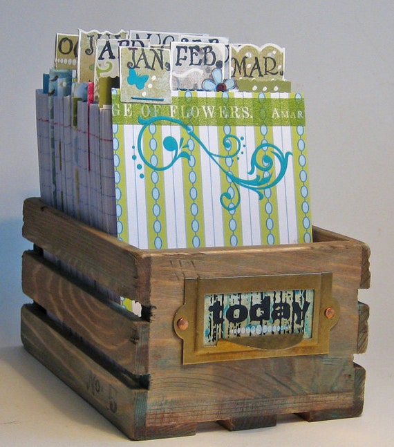 Perpetual Calendar Journal Cards Calendar Gratitude Journal Calendar Box