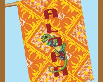 ALOHA - 28" x 40" Decorative House Flag