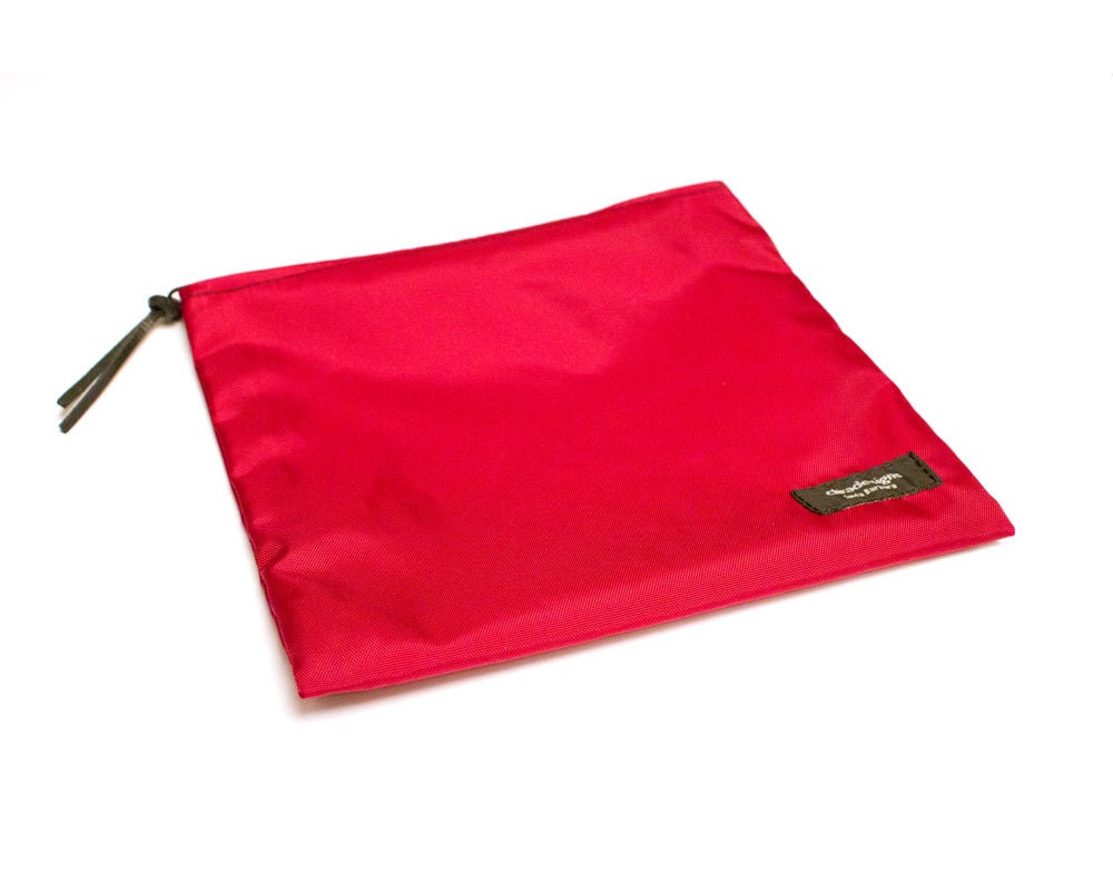 small nylon bag with zipper