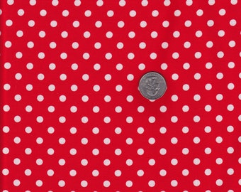Fat quarter - Red Dumb Dot -- Michael Miller cotton quilt fabric