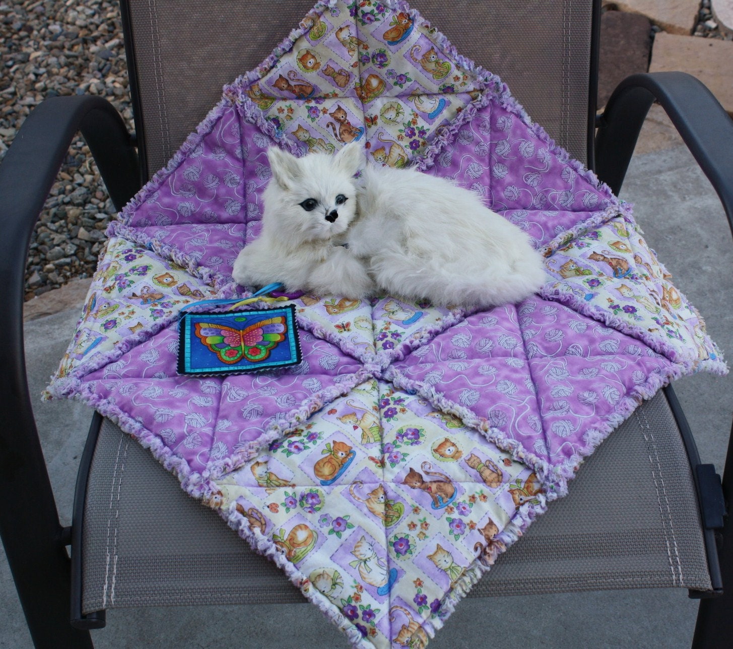 Quilted Cat Bed