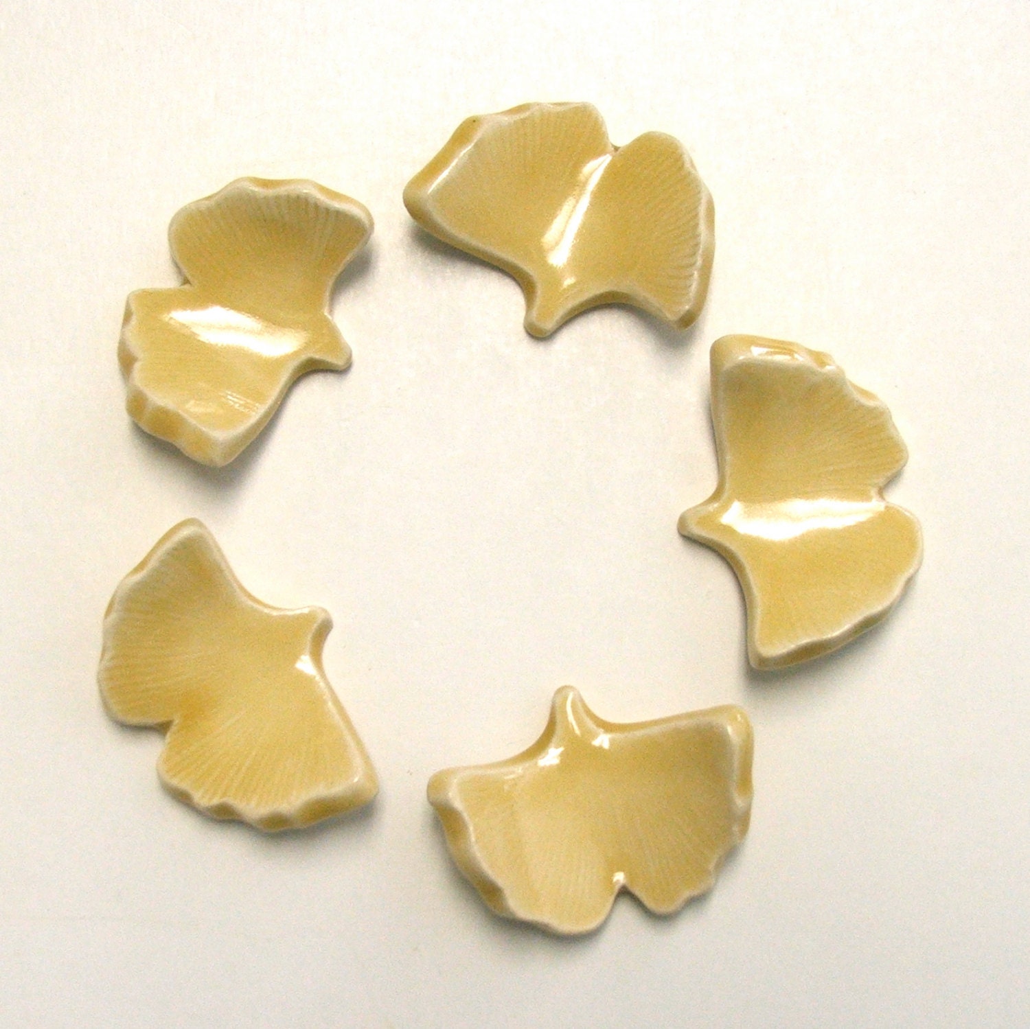 Ceramic Chopstick Rests Handmade Set of Five by PotterybySumiko