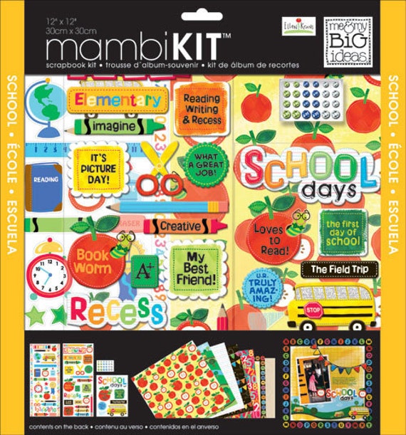 Me &amp; My Big Ideas Mambi Kit 12 x 12 School by SewingSouthpaw