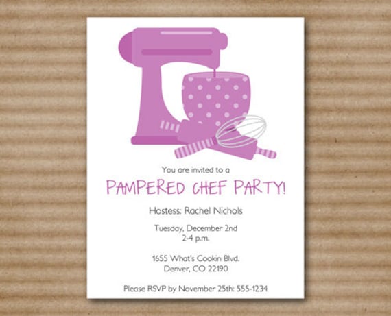 Pampered Chef Invitation 7