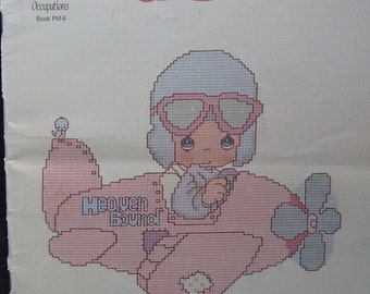 Precious Moments Cross Stitch Pattern Book Occupations
