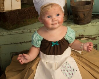 CINDERELLA costume Cinderella Work dress for kids cute girls dress up Cinderella dress costume apron dress baby costume
