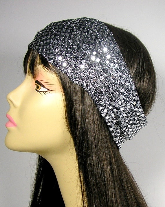 silver sequin wrap