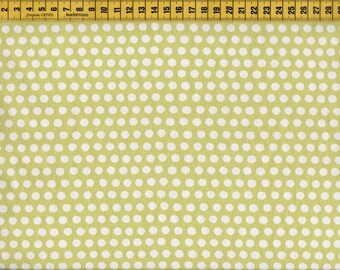 Monaluna Fabrics • Taali • Dotty kiwi • Organic Cotton Fabric 0.54yd (0,5m) 001661