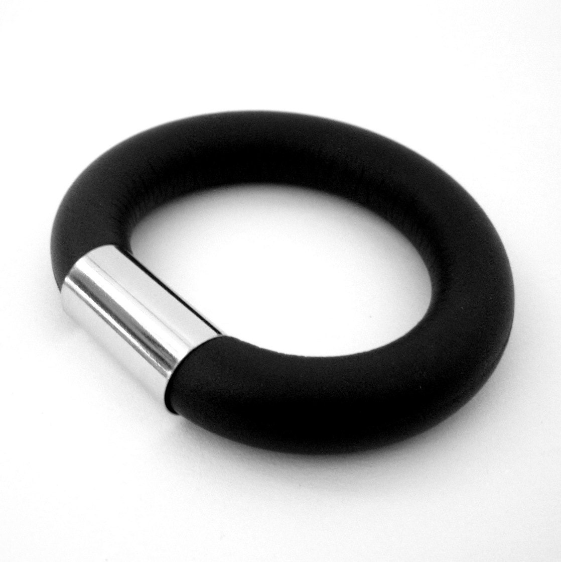 urban design rubber bangle edgy fashion unisex by frankideas