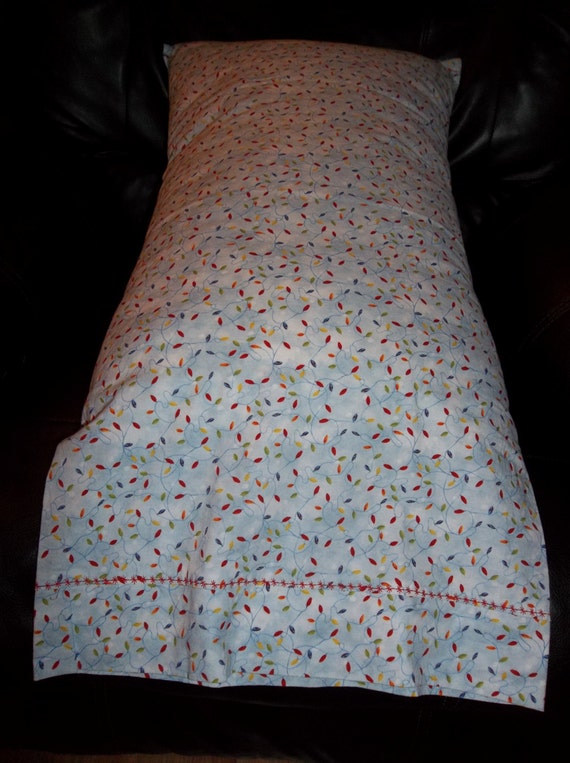 Items similar to Custom made Christmas Sheet & Pillowcase, Twin Sheet