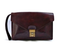 Popular items for dark brown purse on Etsy