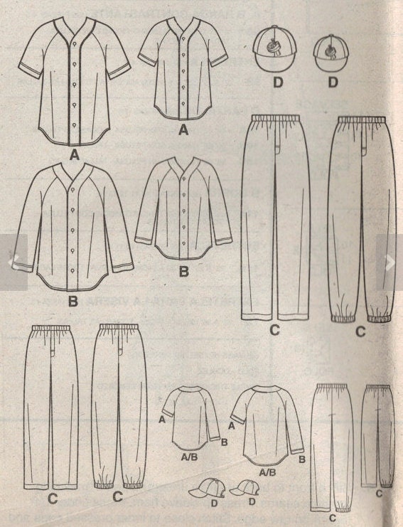 baseball tee sewing pattern