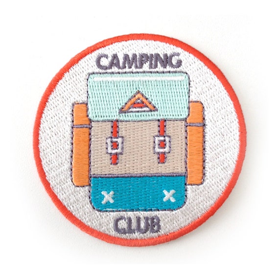 Camping Club Iron On Patch