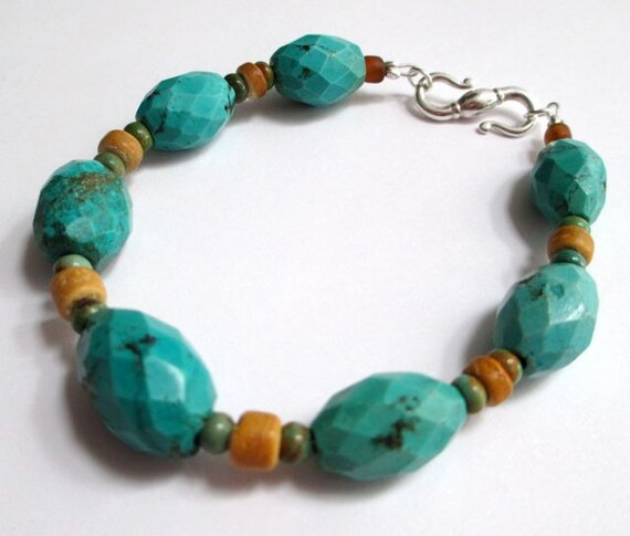Turquoise Bracelet by theotherali on Etsy