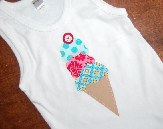 Ice Cream Birthday Shirt ... Girls Ice Cream Cone shirt ... Ice Cream birthday party Il_570xn