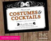 Costumes & Cocktails Adult Halloween Invitation - 1.00 each with envelope Il_170x135