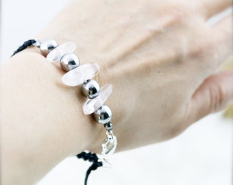 Always be positive unisex bracelet aventurine and by sophinegiam