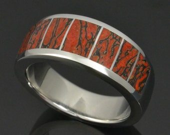 dinosaur bone wedding ring in stainless steel red dinosaur bone ring dinosaur bone wedding - Dinosaur Bone Wedding Ring dinosaur bone wedding ring in stainless steel red dinosaur bone ring dinosaur bone wedding - Dinosaur Bone Wedding Ring