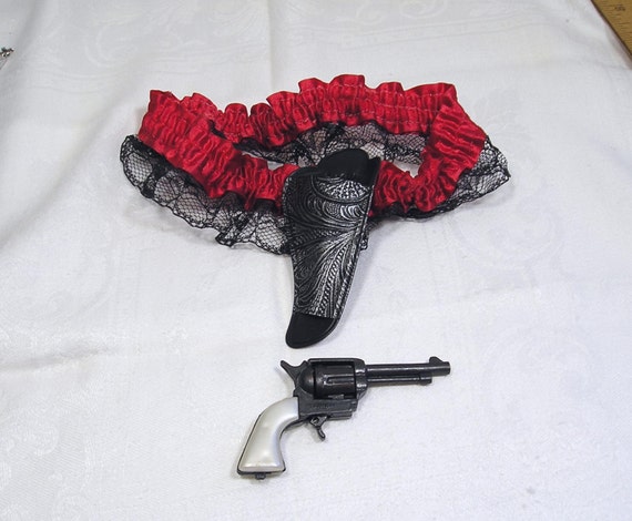 Too Cool Vintage Garter Gun Old West Rockabilly Cowboy