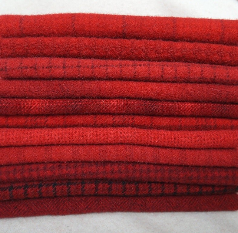 1516 x 8 Hand Dyed Felted Wool Fabric in a