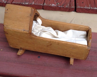 etsy doll cradle