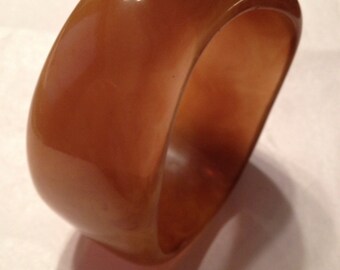 Rich Carmel Brown Chunky Bracelet