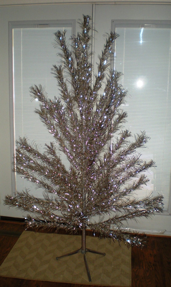 Aluminum Tree 1960's 6 Foot Vintage Aluminum