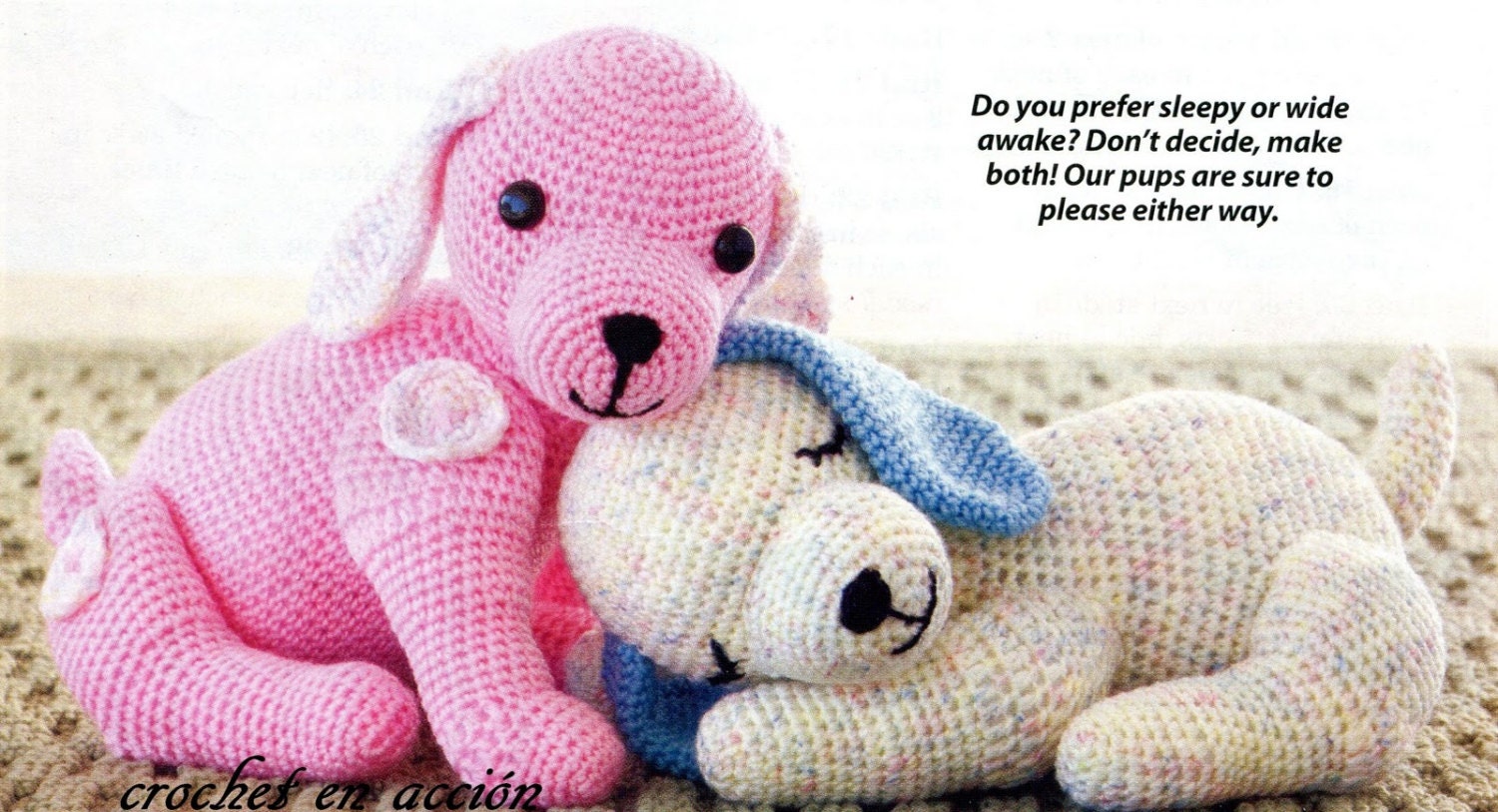 Crochet Pattern Puppy Love AMIGURUMI So cute Baby by carolrosa