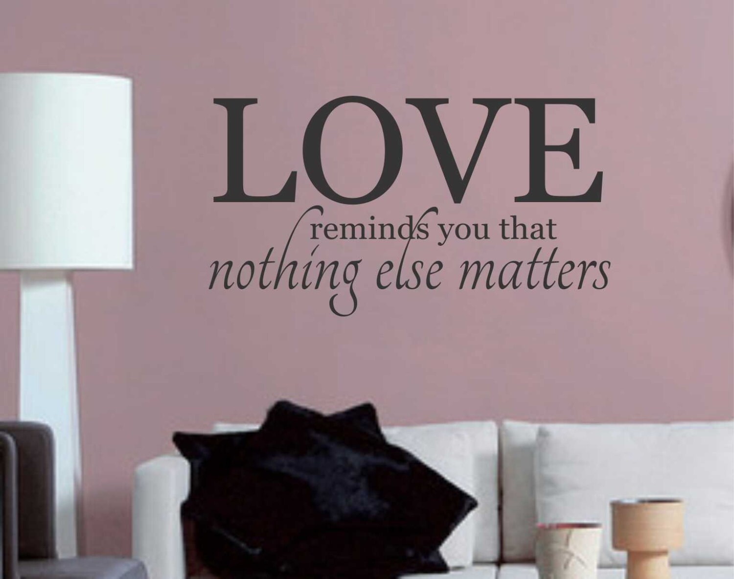 I Love You Nothing Else Matters Love Nothing Else Matters Quote Vinyl Wall Lettering Vinyl