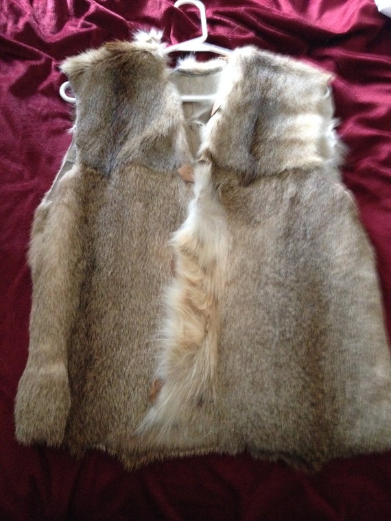 Deerskin vest deer hide vest buckskin vest native made
