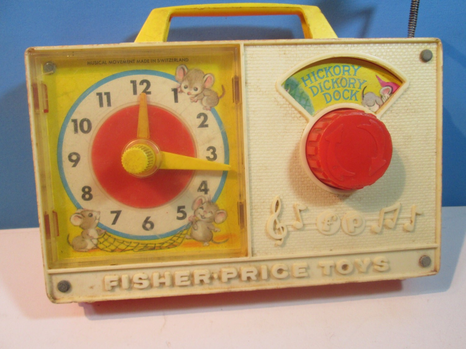 vintage 1971 fisher price hickory dickory dock by njdigfinds