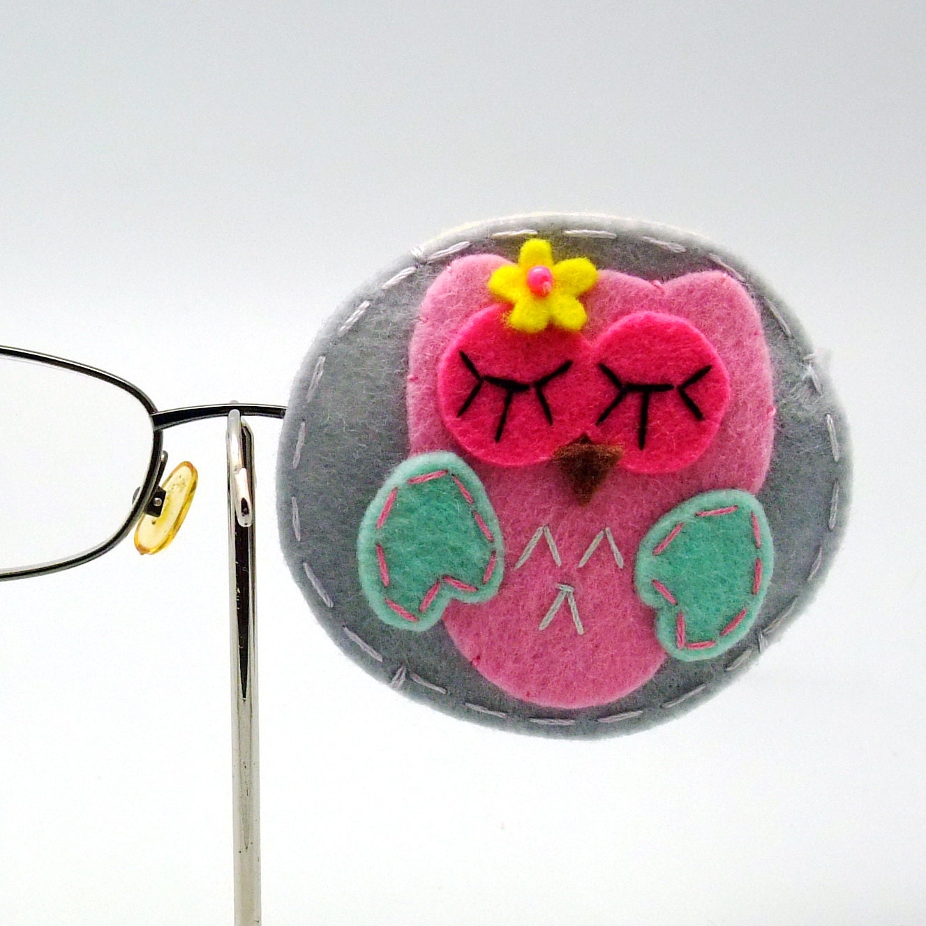 Handmade fun lazy eye patch felt eye patch fabric eye by ArtTheme